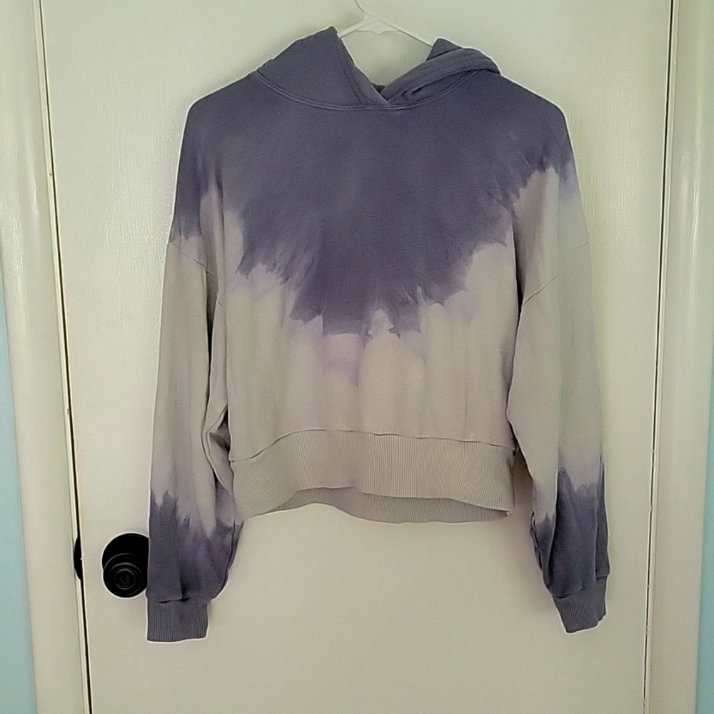 Small American eagle hooded short sweat shirt